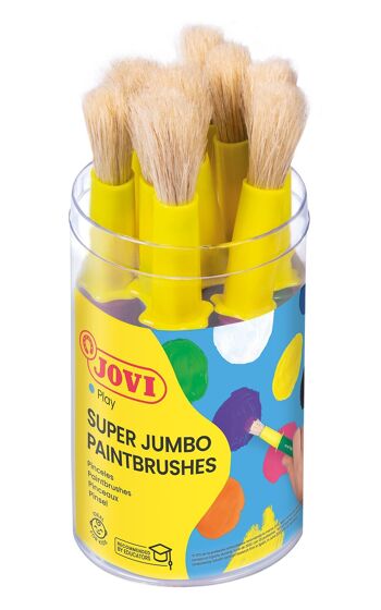 JOVI - SUPER JUMBO PAINT BRUSHES Pot 9 pinceaux gros format en soie de porc 3