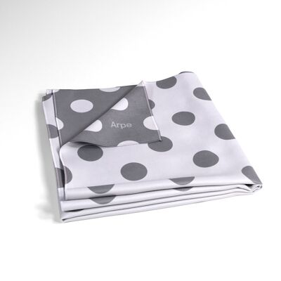 Serviette Dots Gris Charbon