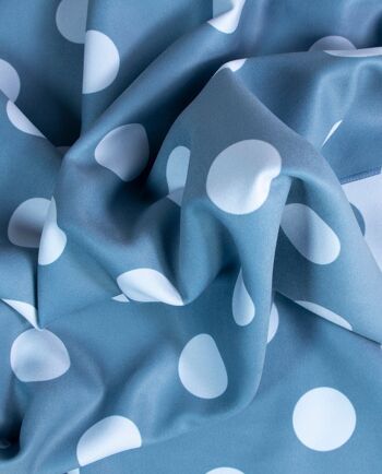 Serviette Dots Bleu Acier 6