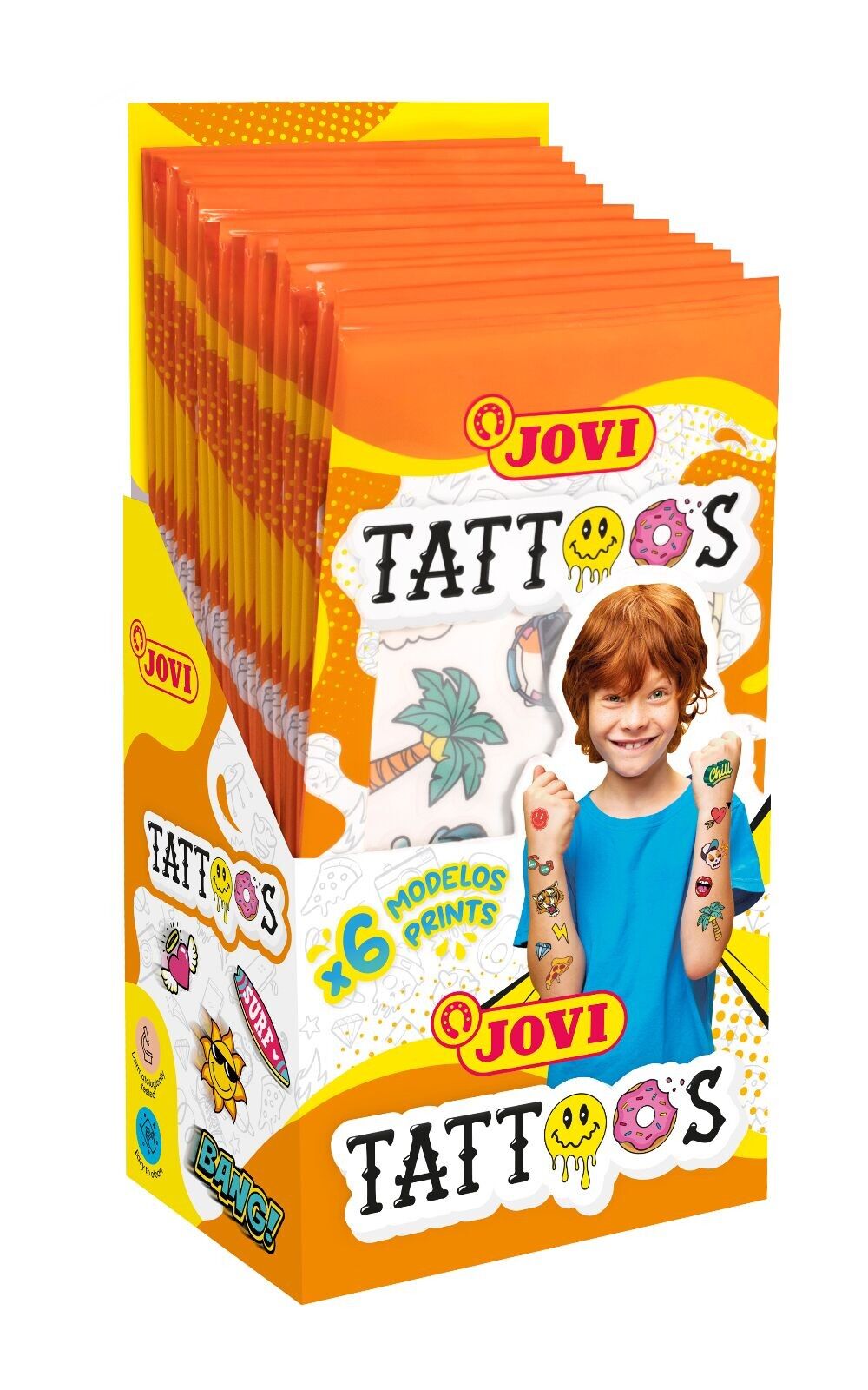 JOVI - TATUAGGI TEMPORANEI Espositore da 24 pezzi in saldo