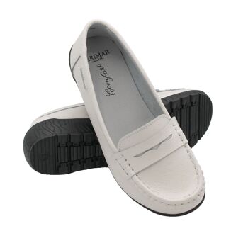 Mocassins femme en cuir Semelle confort 3