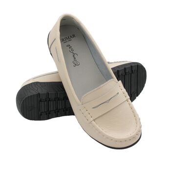 Mocassins femme en cuir Semelle confort 5