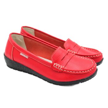 Mocassins femme en cuir Semelle confort 7