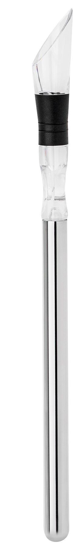 Qpractiko – Kühlstab und Anti-Tropf-Ausgießer für Wein und Cava | Innovatives Design | Schnelle Abkühlung | Hochwertiges Material | Leicht zu reinigen | Wiederverwendbar, Glas, Edelstahl