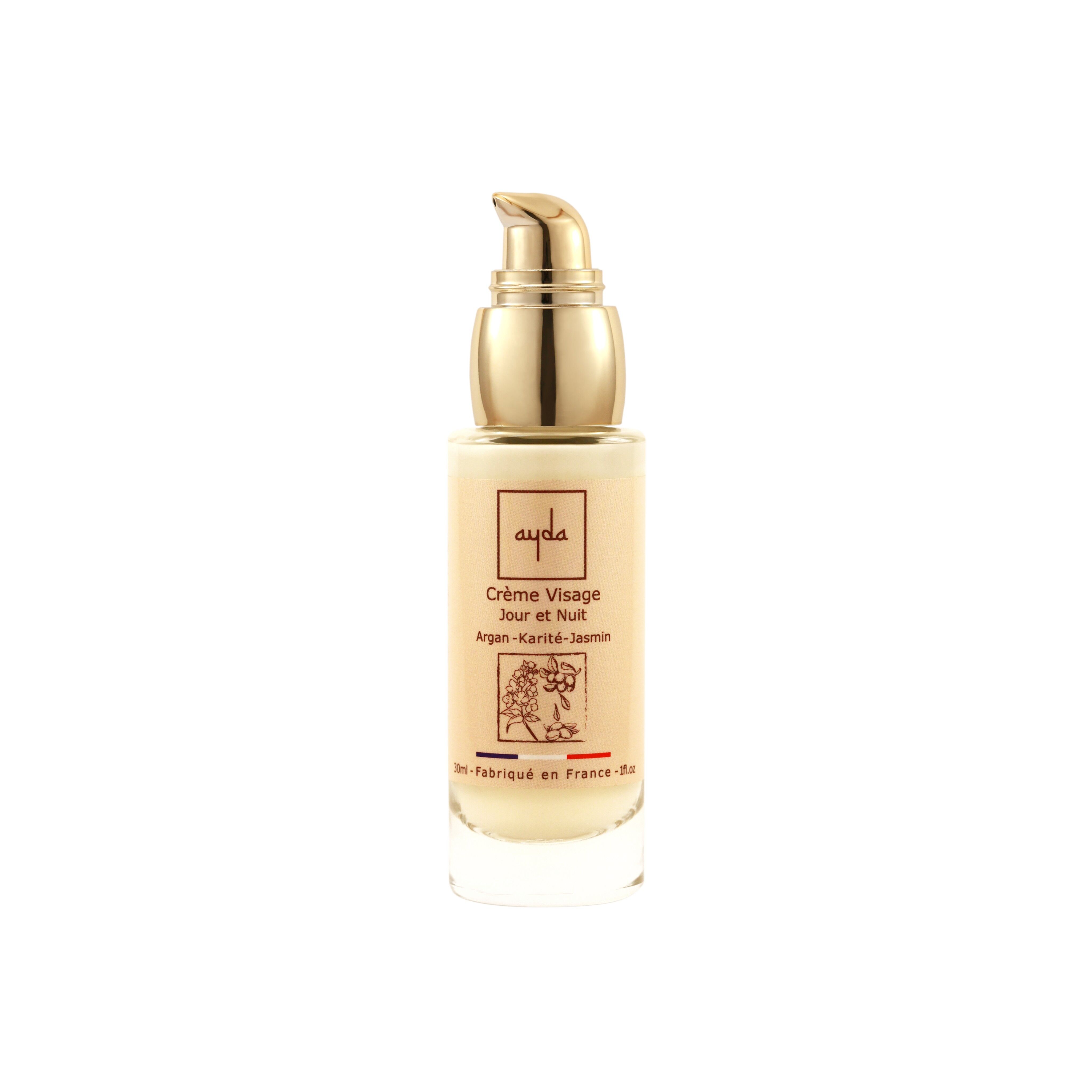 Face Cream -Argan, Shea and Jasmine - without water - 30ml