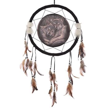 Lisa Parker Loyal Companions Wolf Dreamcatcher 33cm