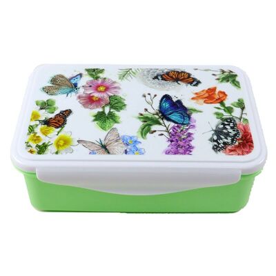 Butterfly Meadows Lunchbox mit Clipverschluss