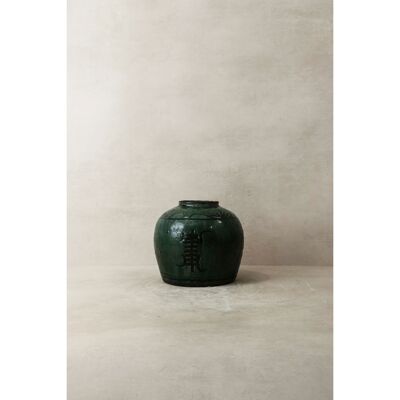 Ancien Pot Asiatique Turquoise No4