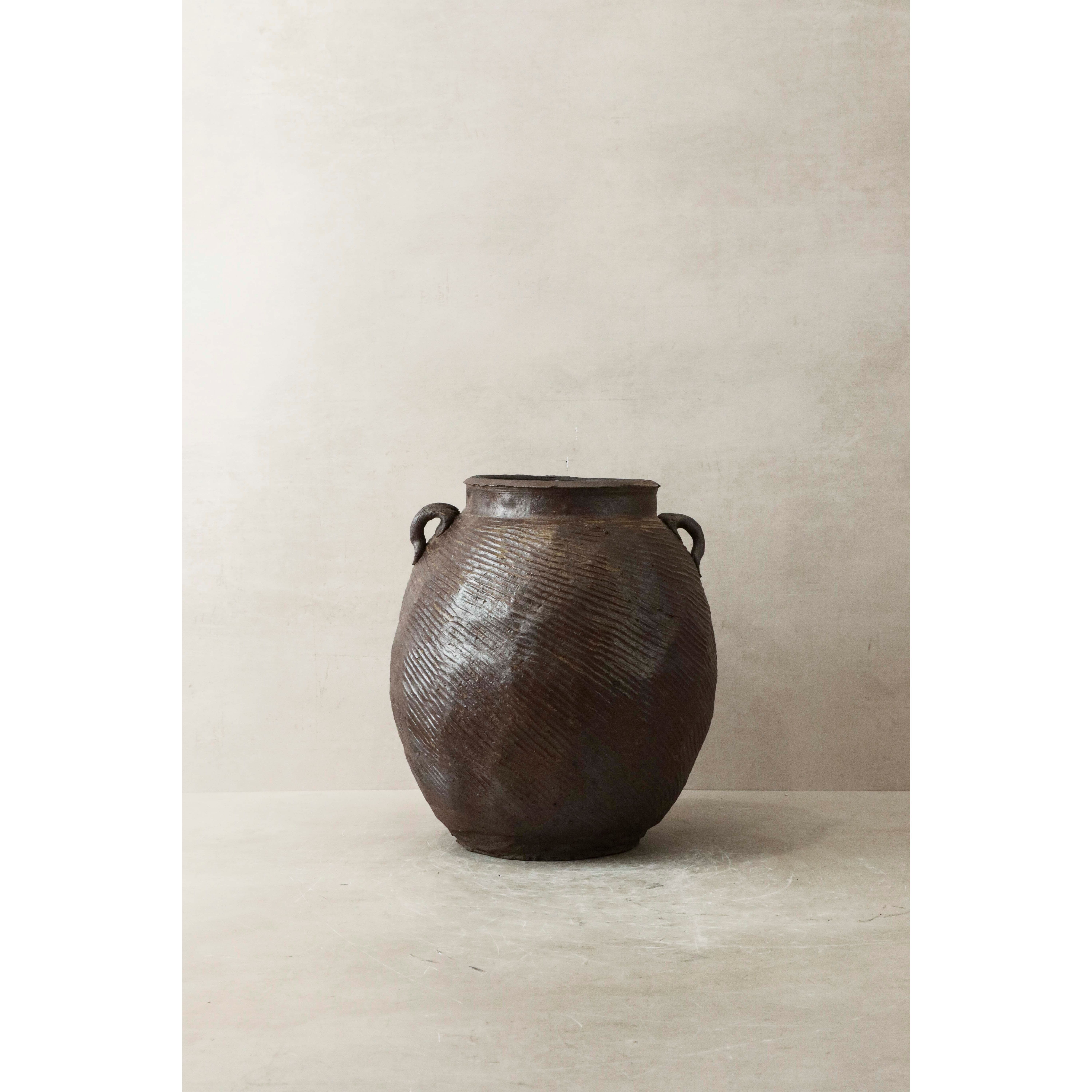 Ollas de conserva antiguas de loza - AEP 4