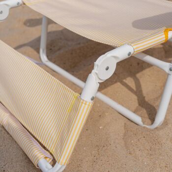 MAUI - Chaise de plage/piscine de lecture multi-positions avec accoudoirs 12