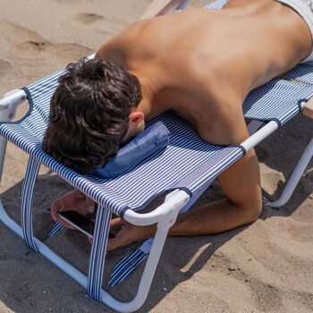 MAUI - Chaise de plage/piscine de lecture multi-positions avec accoudoirs 5