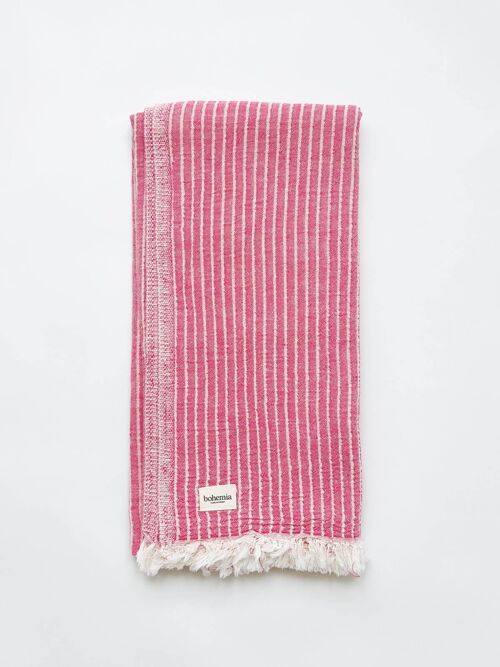 Portobello Hammam Towel, Flamingo