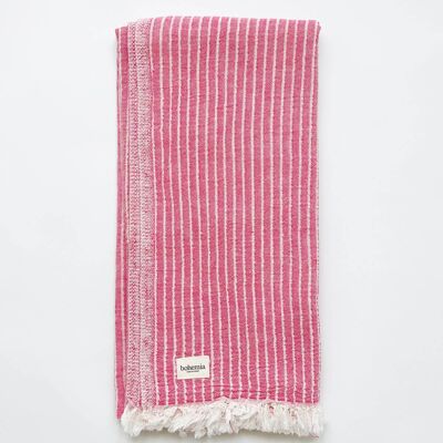 Portobello Hammam Towel, Flamingo