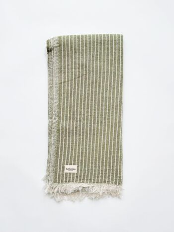 Serviette de Hammam Portobello, Olive 1