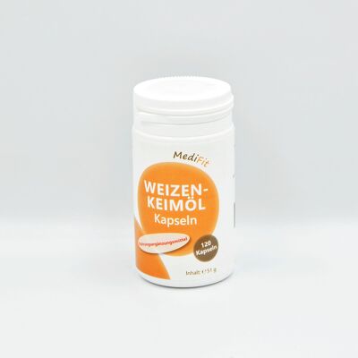 Wheat germ oil capsules