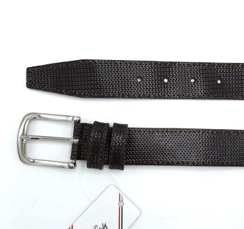 Ceinture en cuir véritable, Made in Italy, Juice, art. JU2066-35 5