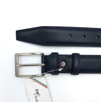 Ceinture en cuir véritable pour homme, Made in Italy, Juice, art. JU035-3 7