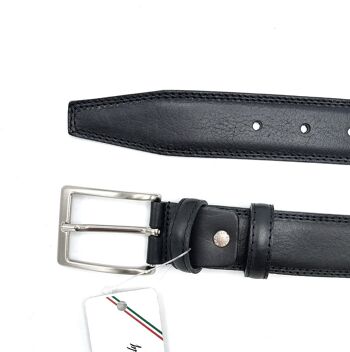 Ceinture en cuir véritable pour homme, Made in Italy, Juice, art. JU035-3 11