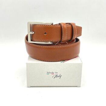 Ceinture en cuir véritable pour homme, Made in Italy, Juice, art. JU035-1 1