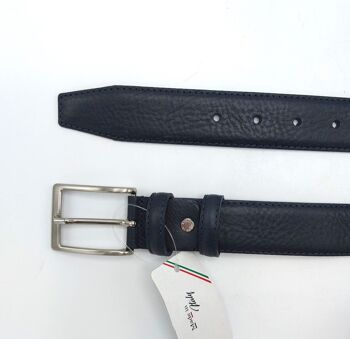 Ceinture en cuir véritable pour homme, Made in Italy, Juice, art. JU035-1 4