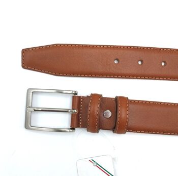 Ceinture en cuir véritable pour homme, Made in Italy, Juice, art. JU035-1 9