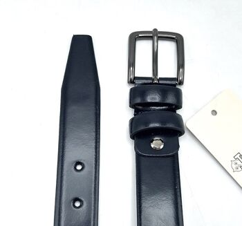Cintura da uomo in vera pelle, Made in Italy, Jus, art. HM1763/30 4