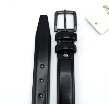 Cintura da uomo in vera pelle, Made in Italy, Jus, art. HM1763/30 5