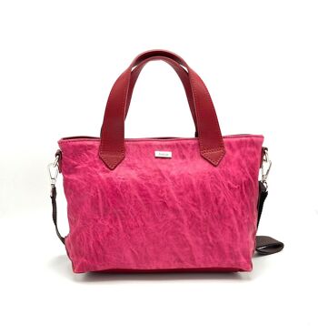 Sac à bandoulière en cuir véritable, Made in Italy, art. J803.480 2