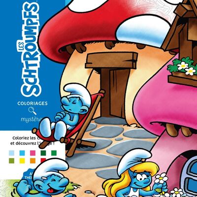 MYSTERY COLORING BOOK - The Smurfs