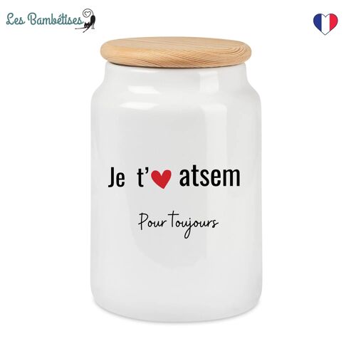 Pot à Biscuits Je t'aime Atsem