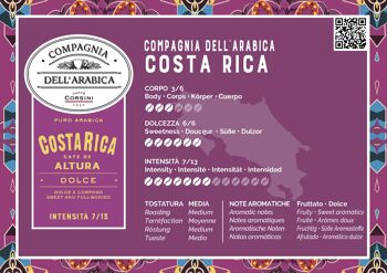 10 capsules de café 100 % Arabica du Costa Rica | Capsules en aluminium compatibles Nespresso® 2