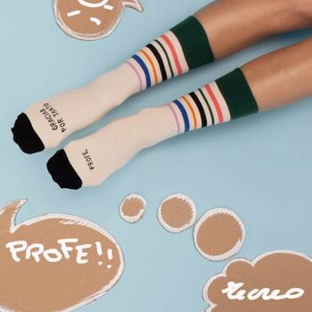 Chaussettes "Professeur, merci pour tant de choses" 7