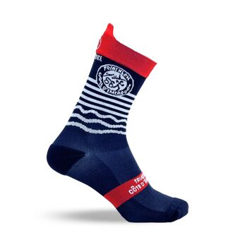 La triathlon cote d'émeraude ♻️ recyclée - chaussettes de cyclisme 1