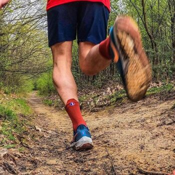 La rouille TRAIL ♻️ recyclée - chaussettes de course à pied 2