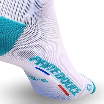 La lila/verde mar ♻️ recyclée- chaussettes de cyclisme 4