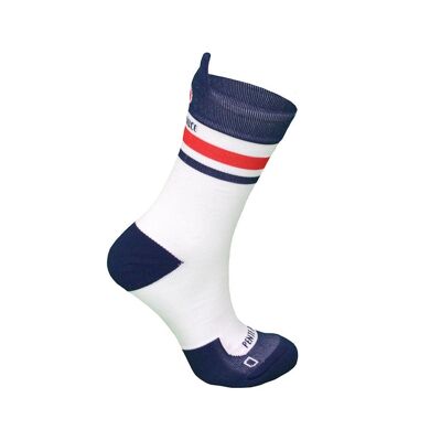 The blue white red ♻️ recycled - cycling socks