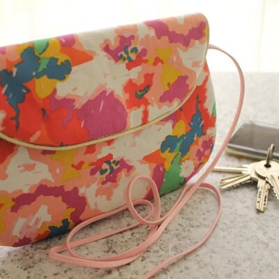 Abstract floral Gloria bag