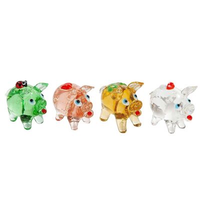 Figure Pig Lucky H.3.1 cm - 4-way sorted