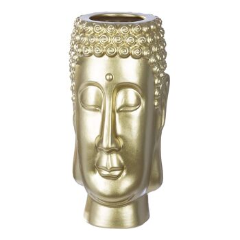 Vase Bouddha doré H.31 cm 1