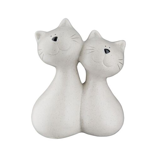 Figur Katze Kasimir & Kiara H.16,5 cm