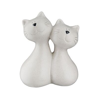 Figure cat Kasimir & Kiara H.16.5cm