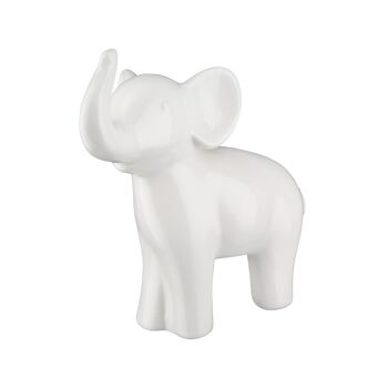 3 pièces Figurine Éléphant H.16,5 cm 3