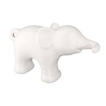 3 pièces Figurine Éléphant H.16,5 cm 5