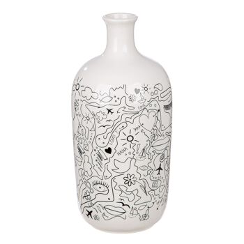 Vase Art Moderne H25 cm - 2 fois assorti 4