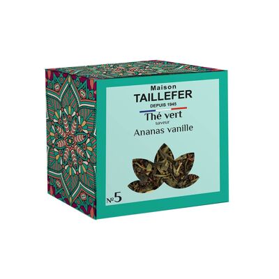 Ananas, Vanille-Grüntee 60g-Box - Nr. 5