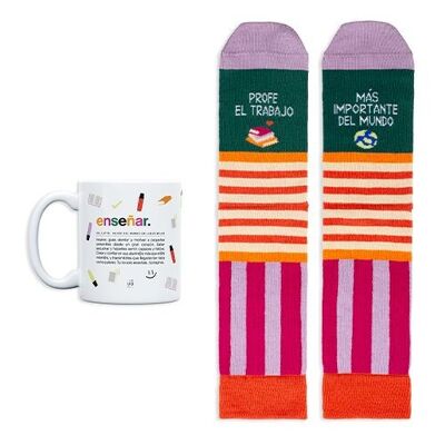Kit Mug + socks "Teach. Definition"