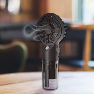 Mistral: Fan with Refreshing Mist of Essential Oils or Hydrosols