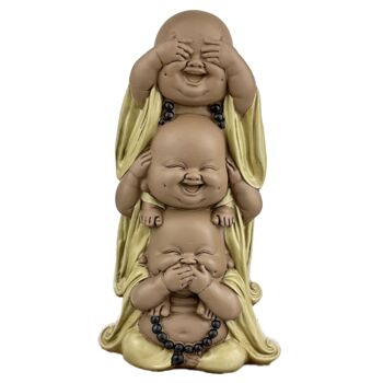 Statuette Bouddha – Rieur Superposé – Décoration Zen et Feng Shui – Ambiance Spirituelle et Détendue – Idée Cadeau Déco 10