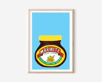 Impression Marmite (A4) | Art mural de cuisine | Décoration murale | Impression alimentaire