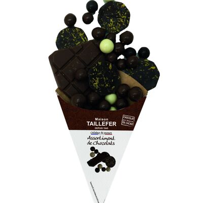 Assortimento di coni di cioccolato 130g